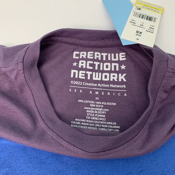 Joshua Tree National Park Tee See America Purple Women’s XS Boyfriend Tee - Picture 3 of 4